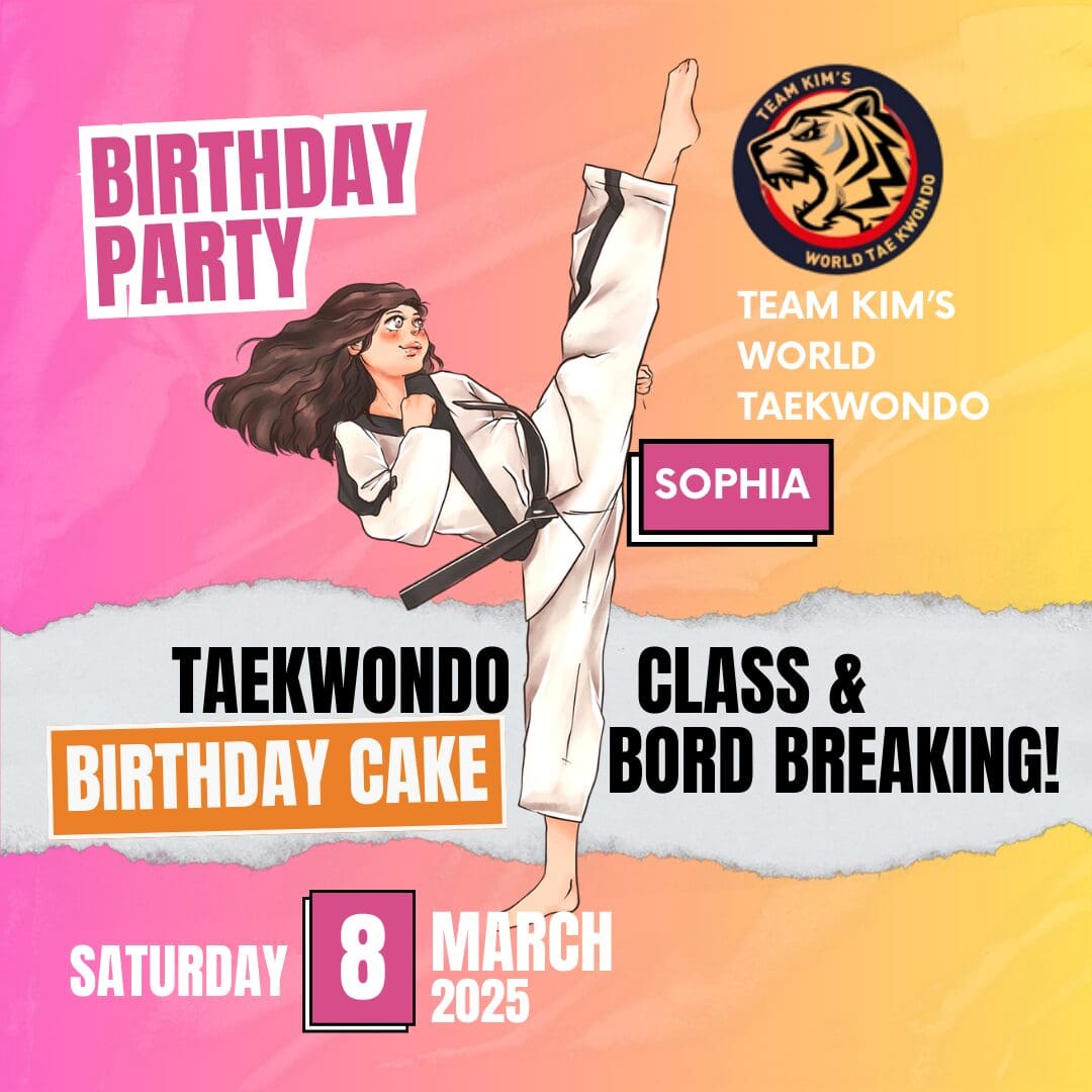 Birthday Party RSVP - Team Kim’s World Taekwondo
