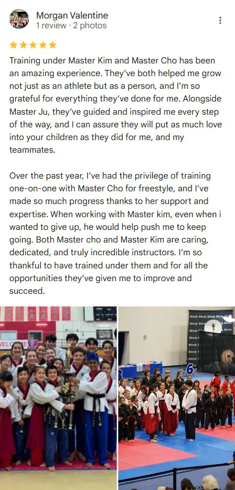 Martial Arts School Near Me in Magnolia | Team Kim's World Taekwondo